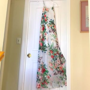 Floor Length Floral Maxi Dress